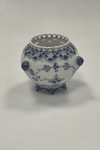 Royal Copenhagen Musselmalet Helblonde med guldkant Lille Vase No 1043
