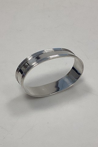 Dansk Servietring i Sølv Moderne No. 5