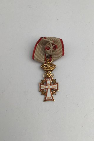 Miniaturekors Ridder af Dannebrog Guld