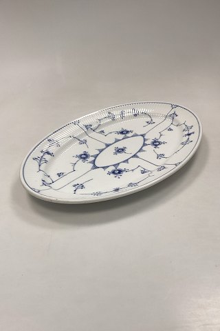 Royal Copenhagen Musselmalet riflet Hotel Serveringsfad No. 2274
