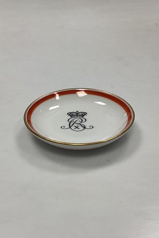 Bing og Grøndahl Asiet No. 30 - Kong Christian X Monogram