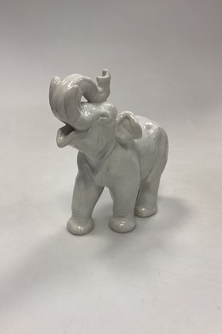 Royal Copenhagen Blanc de Chine Figur - Elefant No. 236
