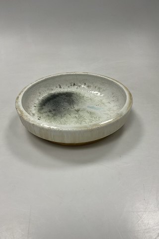 Royal Copenhagen Grøn Krystal Glasur Skål af Valdemar Engelhardt No. C816