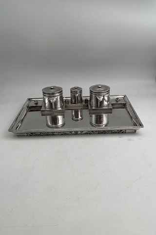 Georg Jensen Sølv Dobbelt Skrive sæt Blæk af Johan Rohde No. 272