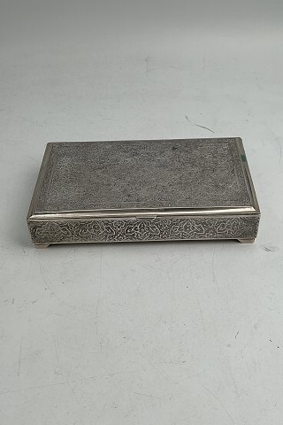 Russisik / Persisk 84 Sølv Cigar Boks