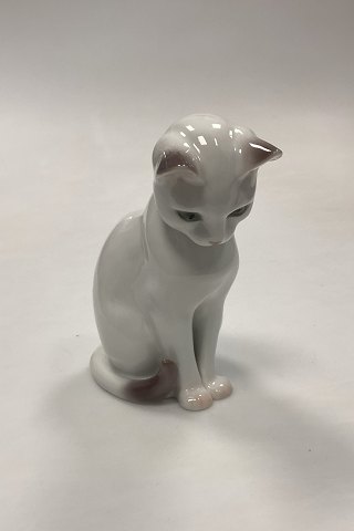 Bing og Grøndahl Figur Siddende Kat No. 2476