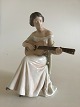 Bing & Grøndahl Figur Kvinde med Guitar No 1684
